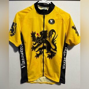 Men’s Lion of Flanders Biking Shirt 
Size XL